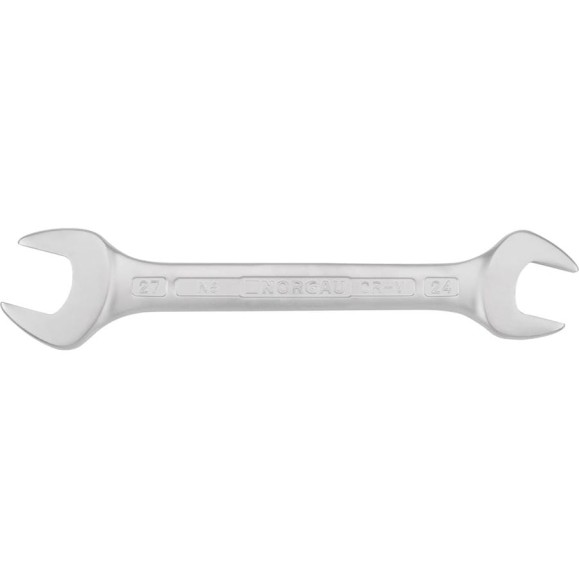 Двусторонний рожковый ключ NORGAU тип N6-24x27 24х27, длина 263 мм 060107226 Двусторонний рожковый ключ NORGAU тип N6-24x27 24х27, длина 263 мм 060107226