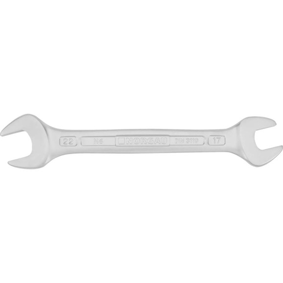 Двусторонний рожковый ключ NORGAU тип N6-17x22 17х22, длина 237 мм 060107197 Двусторонний рожковый ключ NORGAU тип N6-17x22 17х22, длина 237 мм 060107197