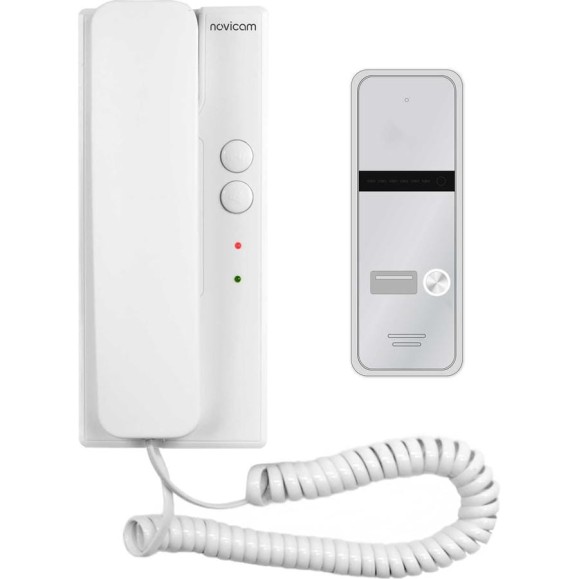 Комплект аудиодомофона Novicam voice kit для частного дома или офиса 4123 Комплект аудиодомофона Novicam voice kit для частного дома или офиса 4123