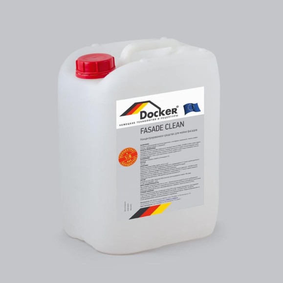 Концентрат 1:8 средство для очистки фасадов DOCKER FASADE CLEAN 904