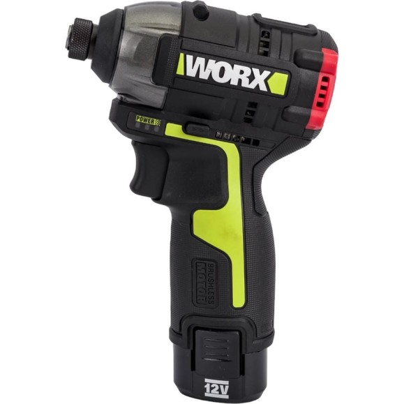 Аккумуляторный ударный бесщеточный винтоверт WORX Professional Impact 12 В, 140 Нм, 2x2Ач WU132 Аккумуляторный ударный бесщеточный винтоверт WORX Professional Impact 12 В, 140 Нм, 2x2Ач WU132
