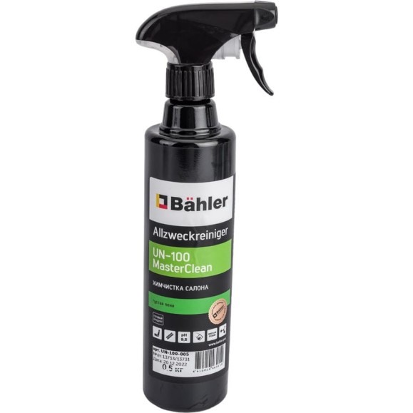 Универсальный очиститель для интерьера автомобиля Allzweckreiniger Bahler MasterClean UN-100-005