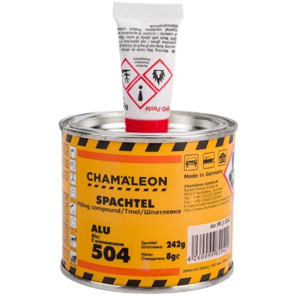 Шпатлевка с алюминием CHAMAELEON вкл.отвердитель 0,250кг 15042 Шпатлевка с алюминием CHAMAELEON вкл.отвердитель 0,250кг 15042